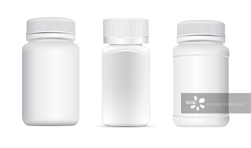 药丸瓶补充剂模型图片素材