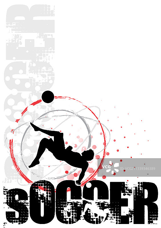 沙滩足球海报背景图片素材