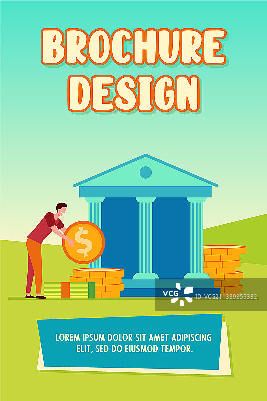 男人获得贷款图片素材