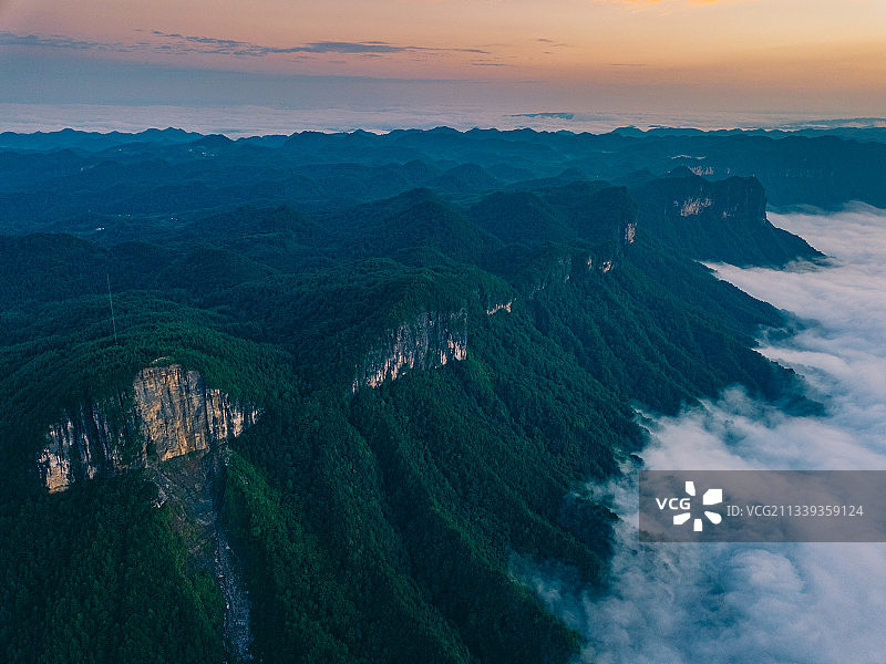 广元曾家山旅游区自然风光图片素材