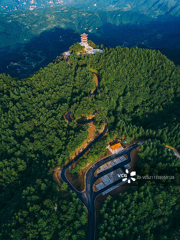 广元曾家山旅游区自然风光图片素材