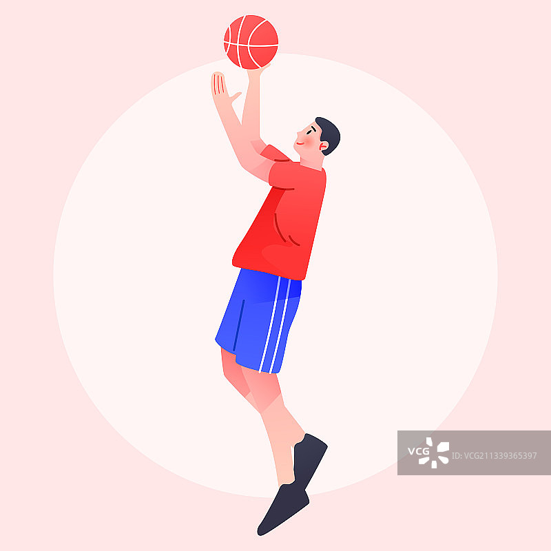 会运动员体育比赛夺冠插画活动海报背景图片素材