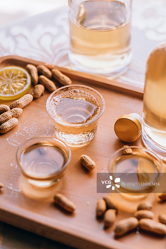 花生和米酒图片素材