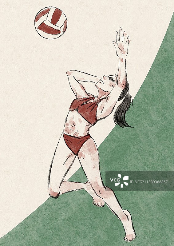 沙滩排球图片素材