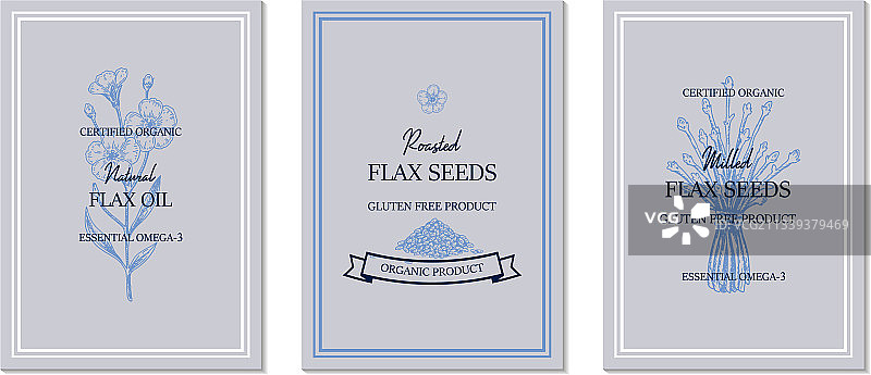 手绘亚麻竖版设计图案图片素材