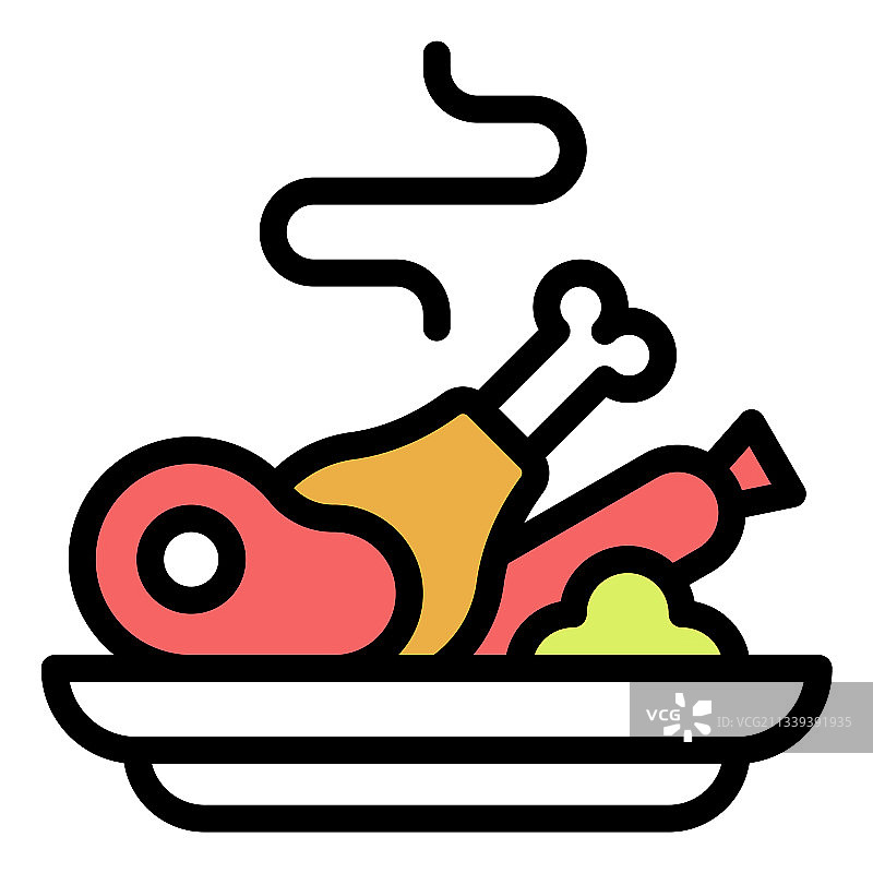 超市商场熟食图标图片素材