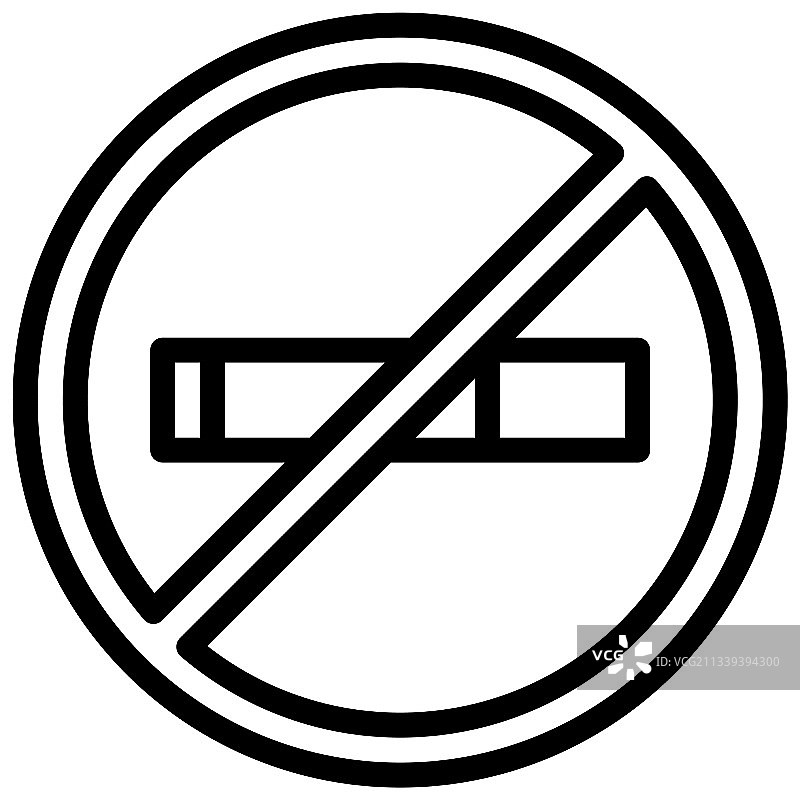 超市和购物中心的禁烟标志图片素材