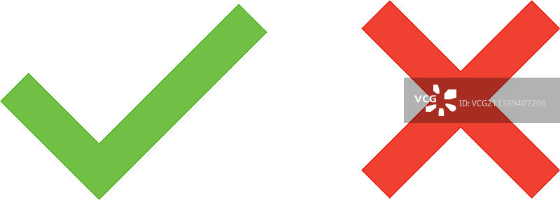 勾号扁平图标图片素材