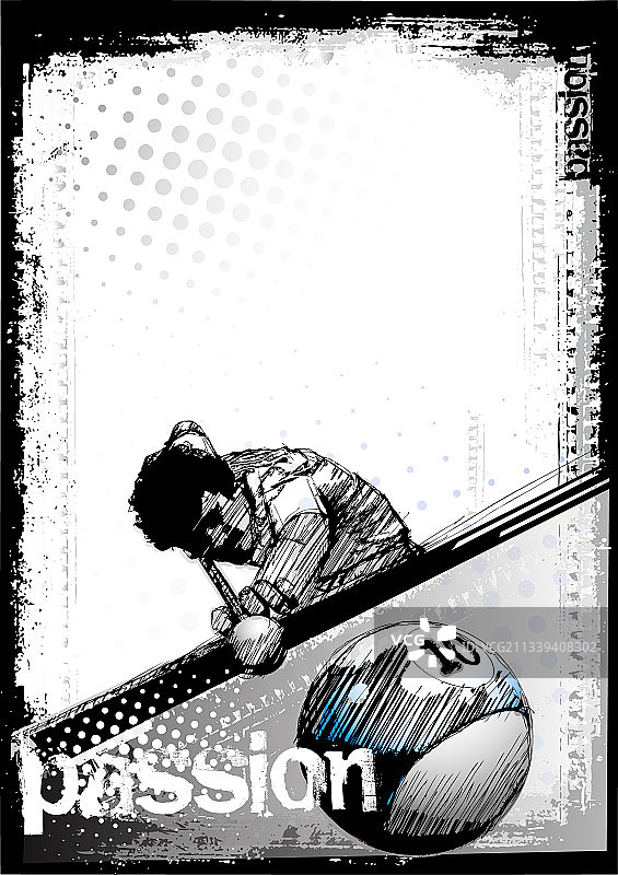 台球海报背景图片素材