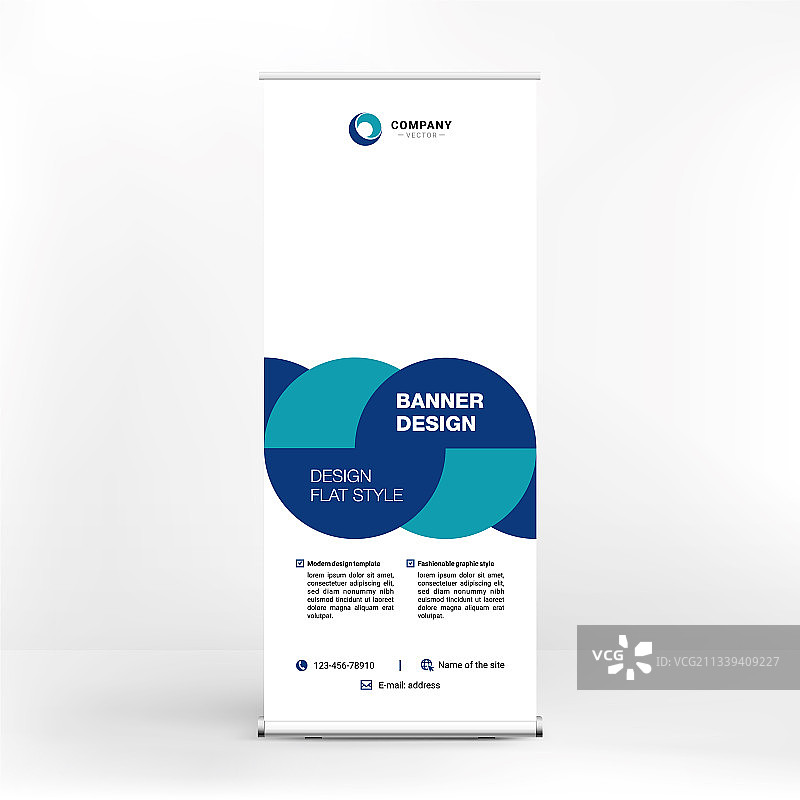 创意易拉宝展架设计图片素材