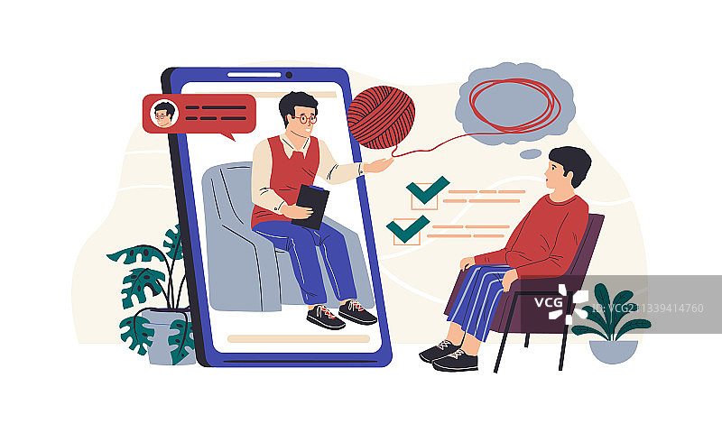 在线心理咨询图片素材