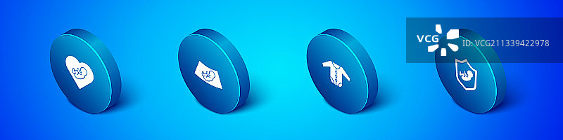 2.5D海滩爱心衣物场景图片素材