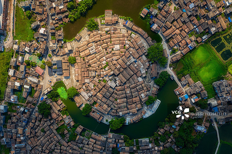 八卦村图片素材