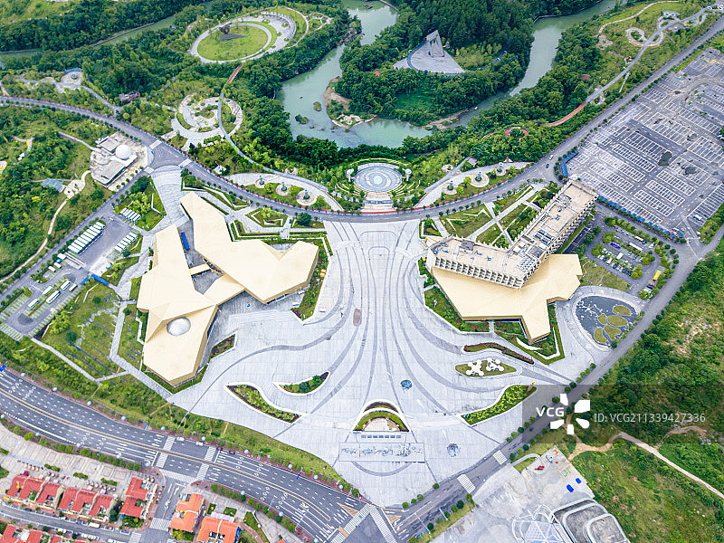 贵州平塘县FAST天眼小镇图片素材