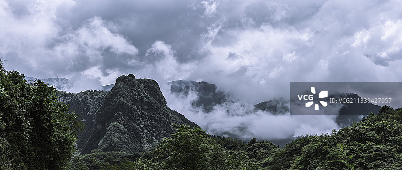 乐山峨边大瓦山图片素材