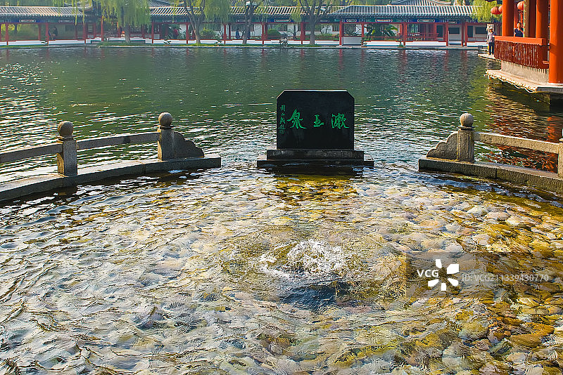 2009-10-06中国，山东省，济南市，章丘市，百脉泉景区图片素材