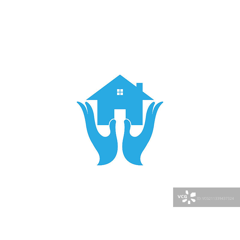 房屋图标logo简约设计模板图片素材