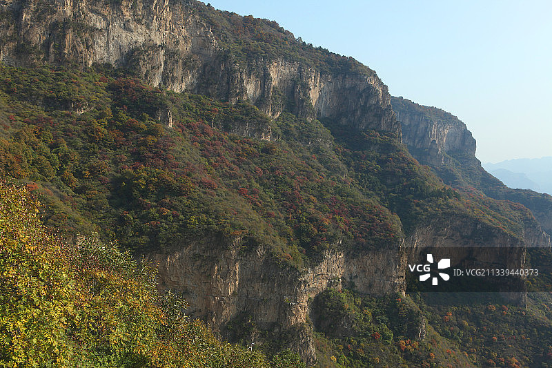 中国河北石家庄平山天桂山风景名胜区，北武当，真武殿，玉皇顶图片素材