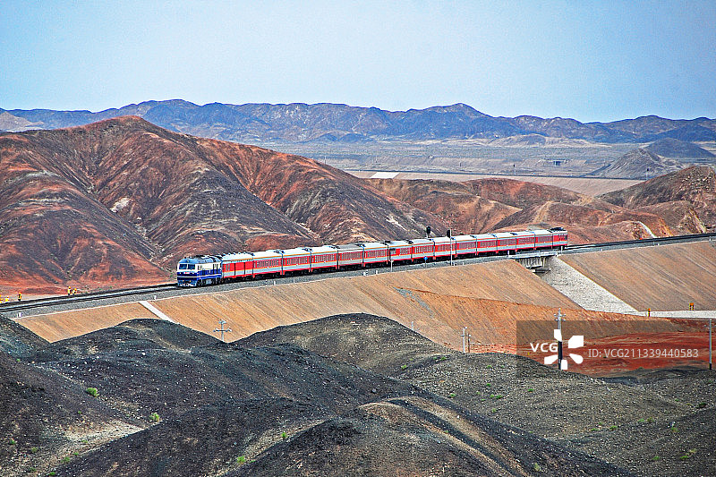 兰新铁路柳园段图片素材