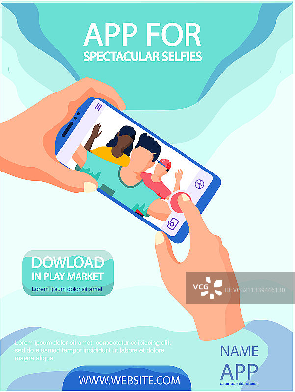 摄影师拍摄快乐的人们图片素材