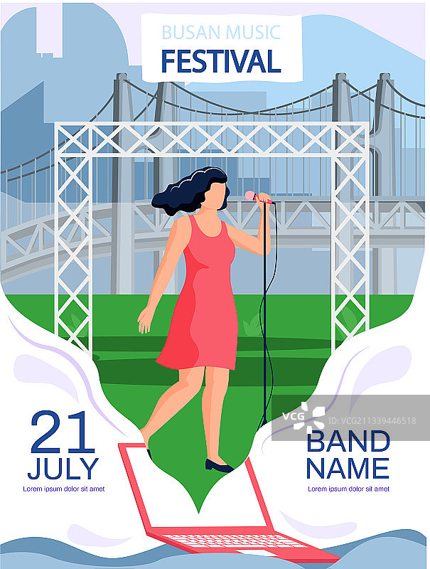 户外夏季音乐节露天音乐会图片素材