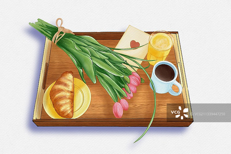 水彩美食图片素材