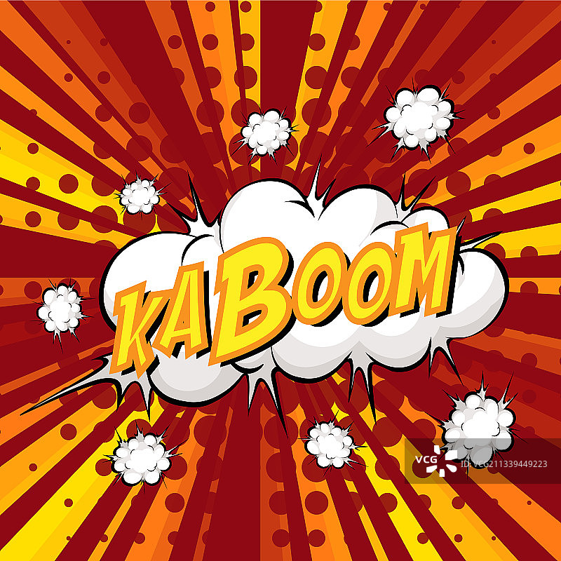 爆炸漫画语音气泡图片素材