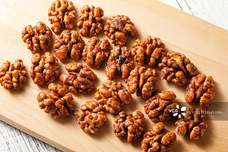 琥珀核桃仁图片素材