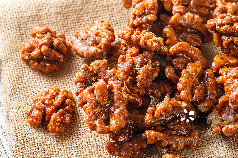 琥珀核桃仁图片素材