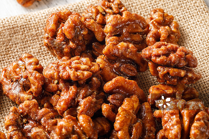 琥珀核桃仁图片素材