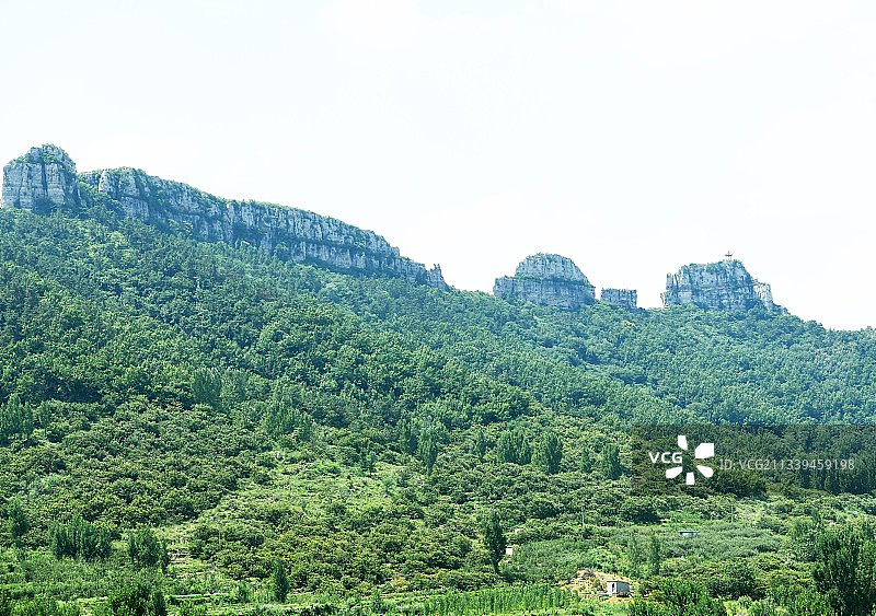 山东临沂平邑县曾子山风光图片素材