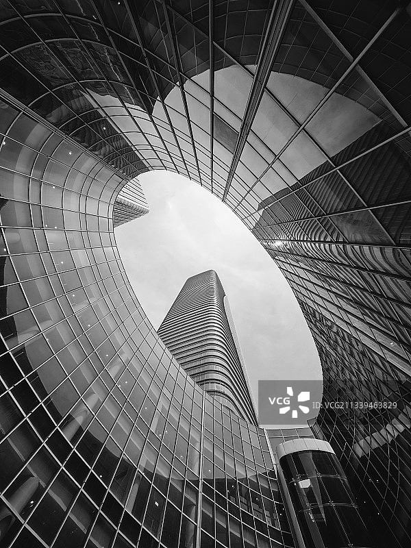 城市黑白图片素材