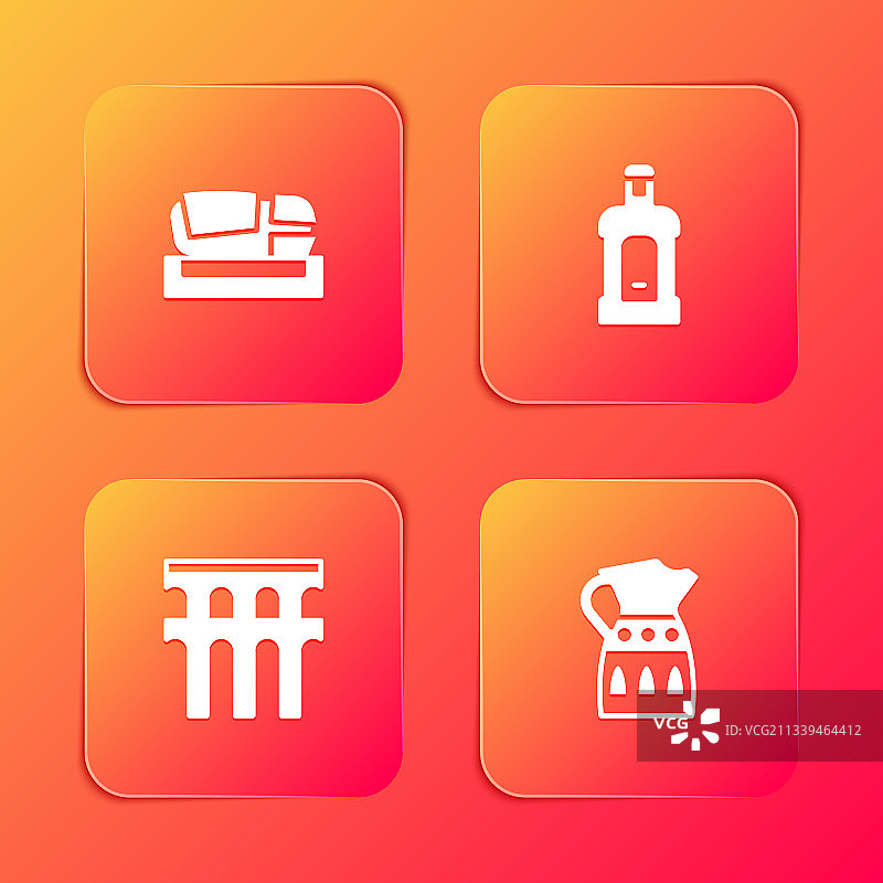 体育场梅斯塔利亚白兰地酒高架引水渠塞哥维亚组合图片素材