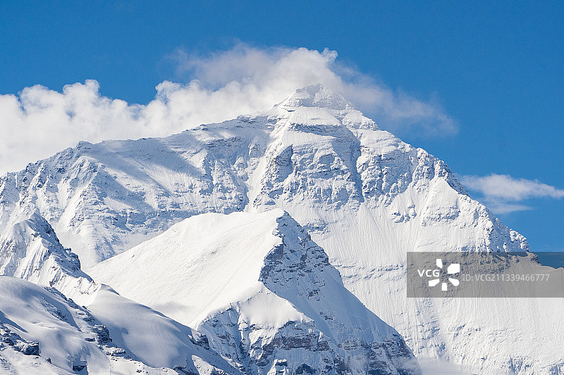 珠穆朗玛峰主峰图片素材