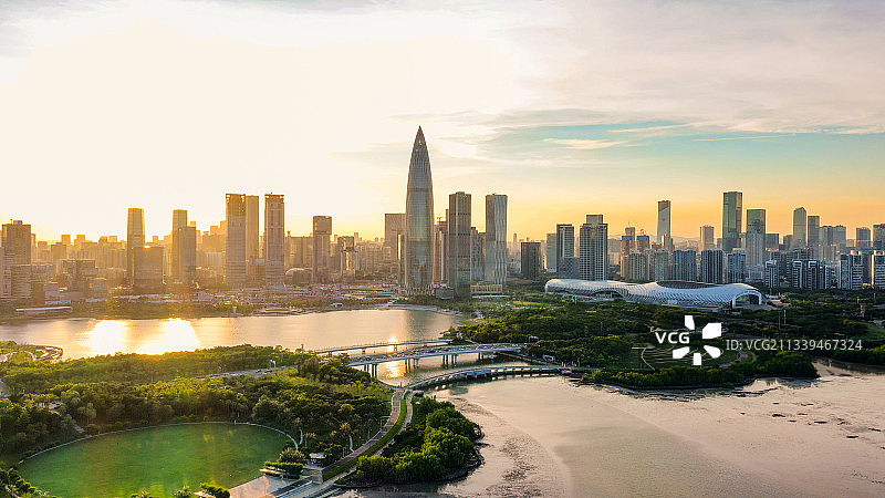 深圳华润日落魅影图片素材