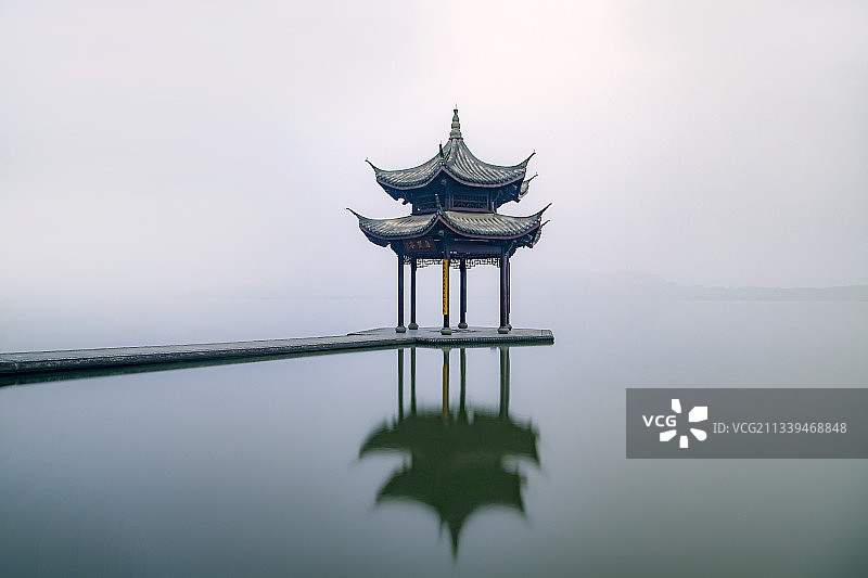 集贤亭  杭州图片素材
