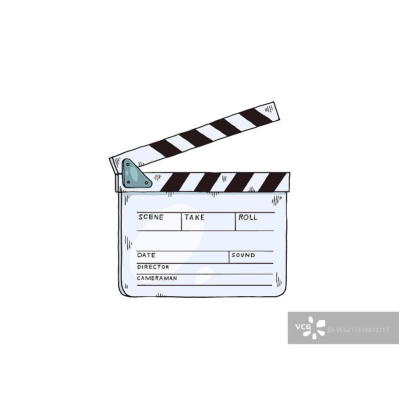电影场记板A图标图片素材