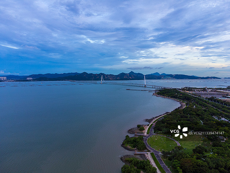 深圳湾跨海大桥图片素材