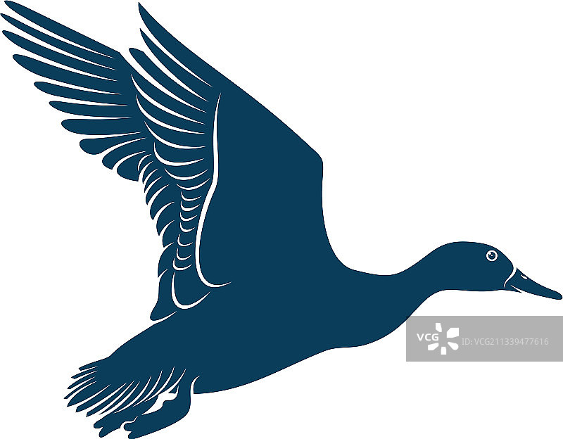 创意鸭子logo设计概念图片素材