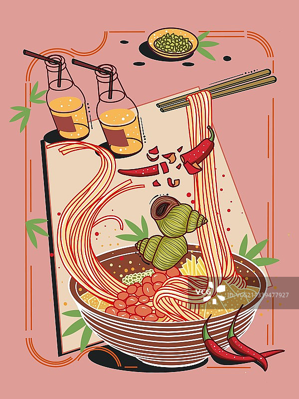 食物系列•好欢乐螺蛳粉图片素材