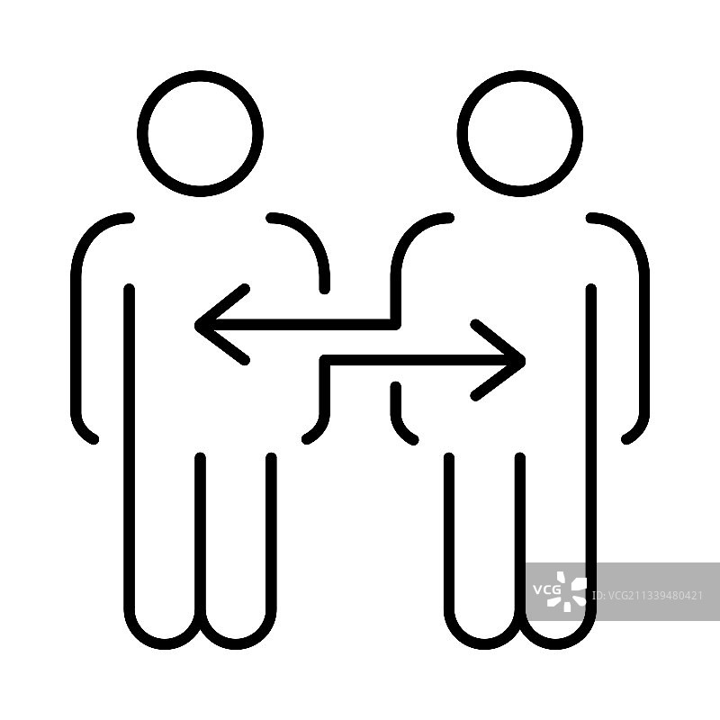 商业经验交流图标轮廓图片素材