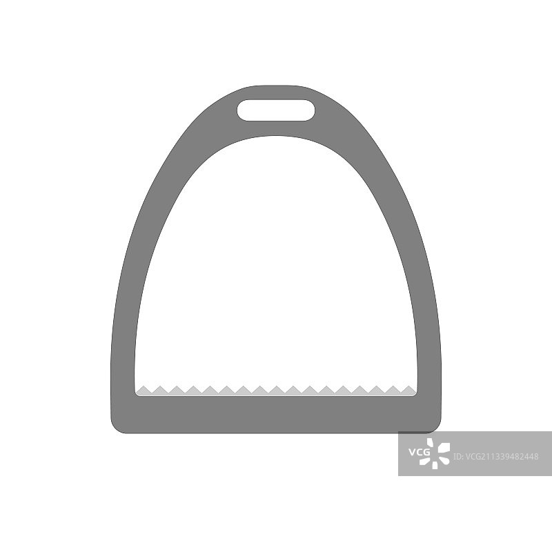 扁平风格马术马鞍马镫图片素材