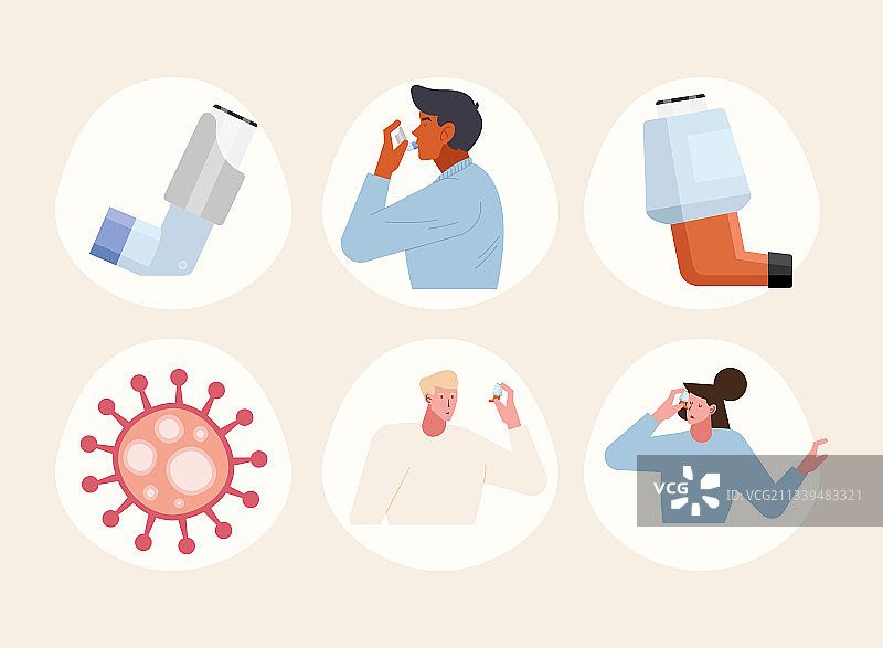 三个人的雾化器图片素材