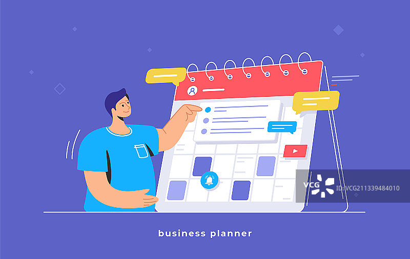 日历业务规划和每日安排图片素材