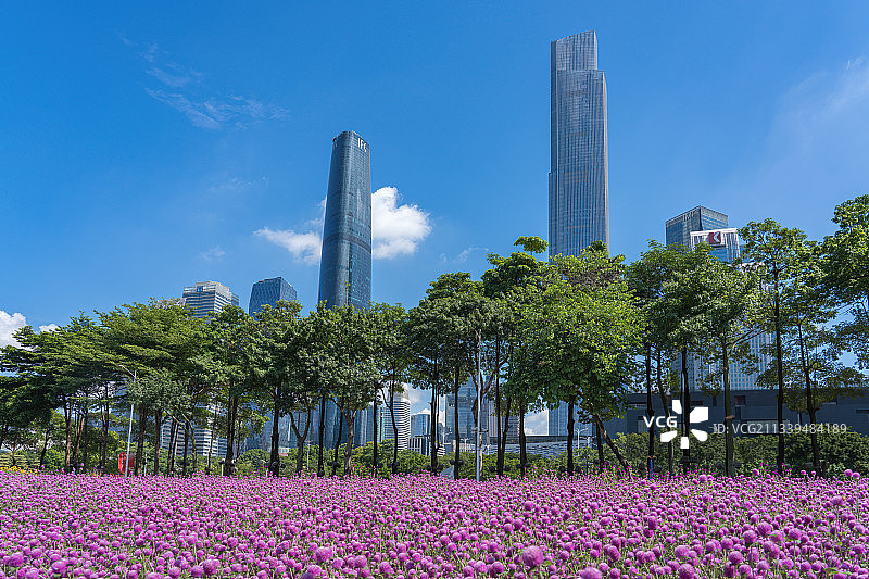 广东省广州市珠江新城图片素材