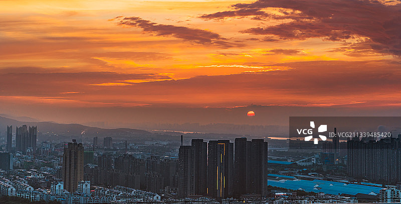 蚌埠日落图片素材