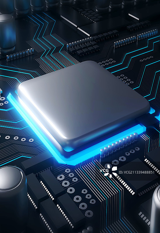 科技酷炫芯片图片素材