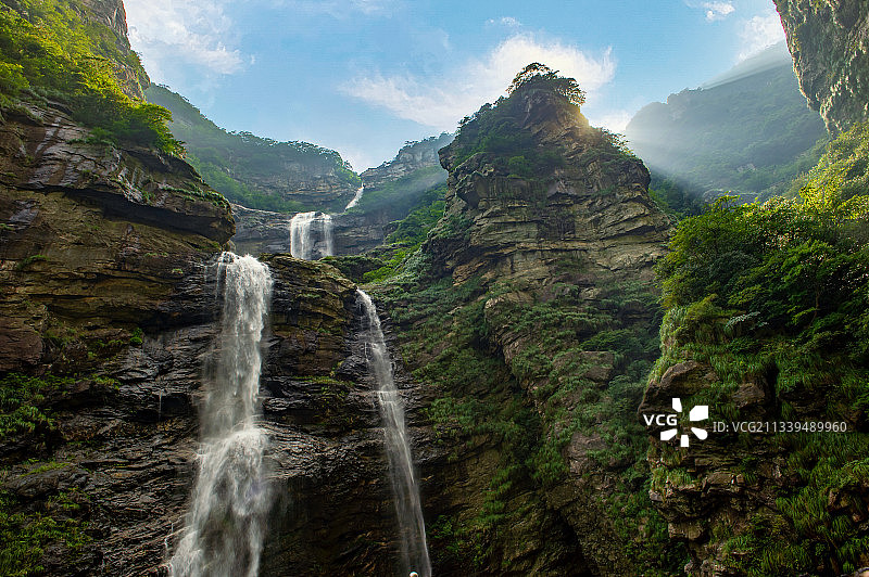 江西庐山景区夏日风光图片素材