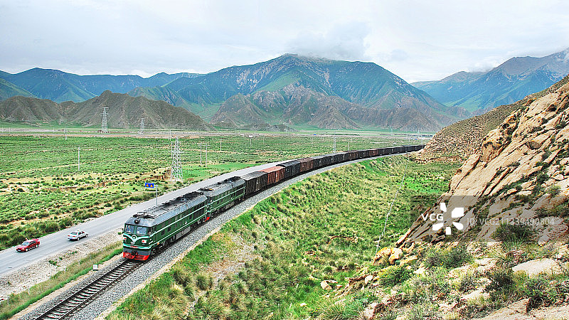 青藏铁路关角段图片素材