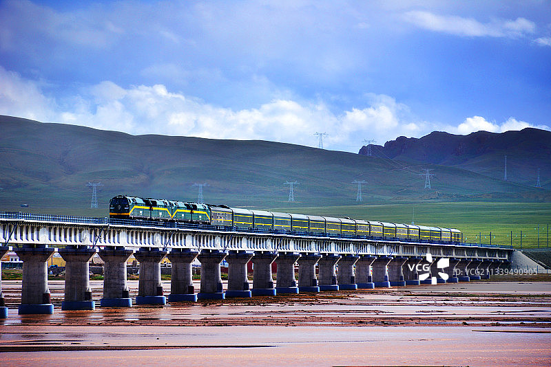 青藏铁路唐古拉山段图片素材